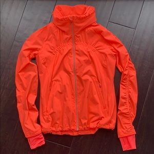 lululemon neon rain coat/wind breaker!